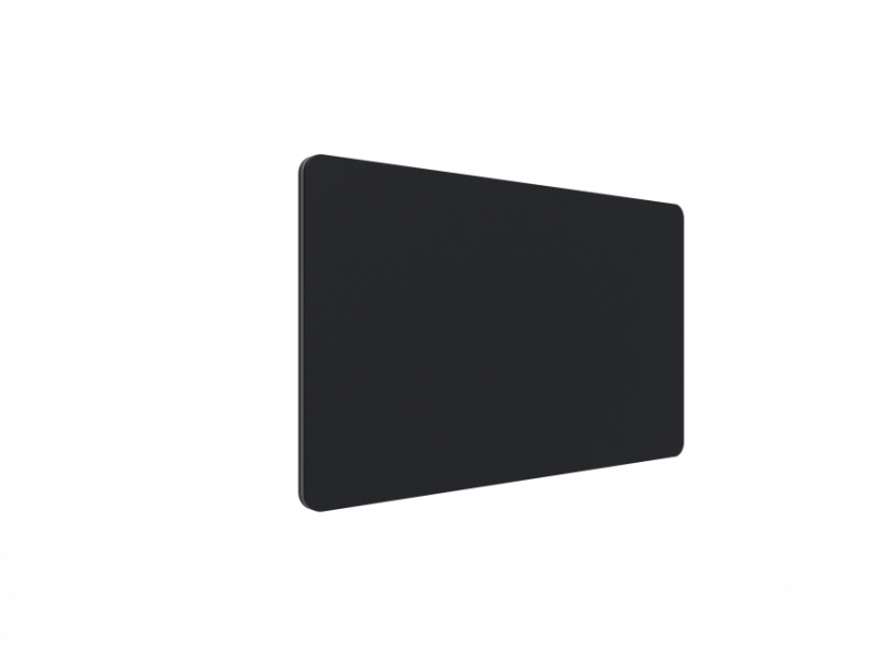 Lintex Edge Table bordskærmvæg 1200x700mm sort med mørkegrå liste