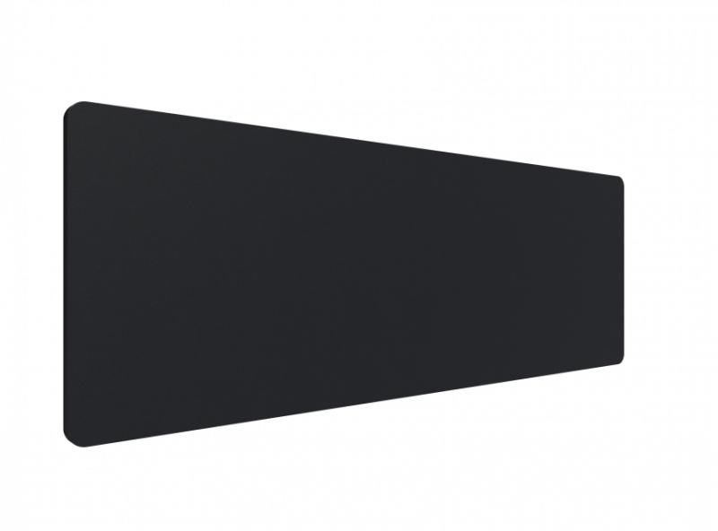 Lintex Edge Table bordskærmvæg 200x70cm sort med sort liste