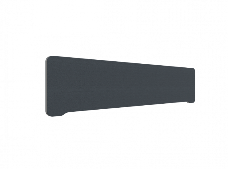 Lintex Edge Table bordskærmvæg 180x40cm mørk grå med grå liste