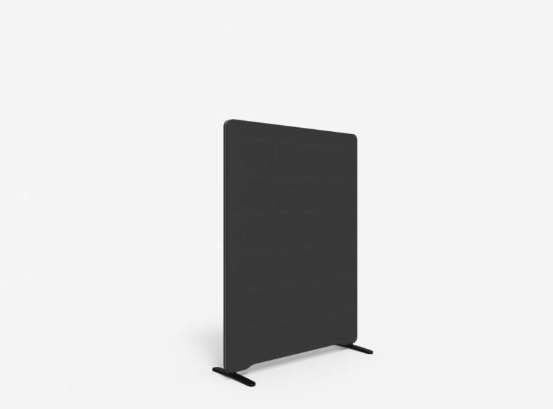 Lintex Edge Floor skærmvæg 100x135cm koksgrå med mørkegrå liste