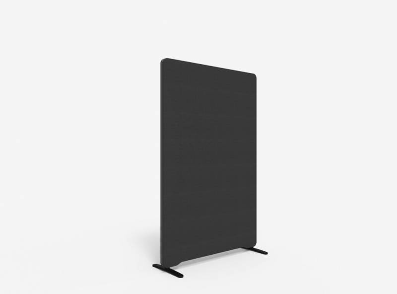 Lintex Edge Floor skærmvæg 100x150cm koksgrå med mørkegrå liste