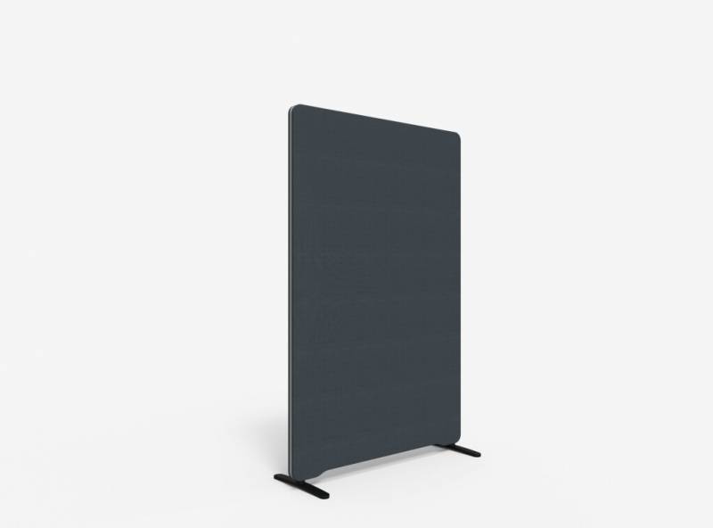 Lintex Edge Floor skærmvæg 100x150cm mørk grå med grå liste