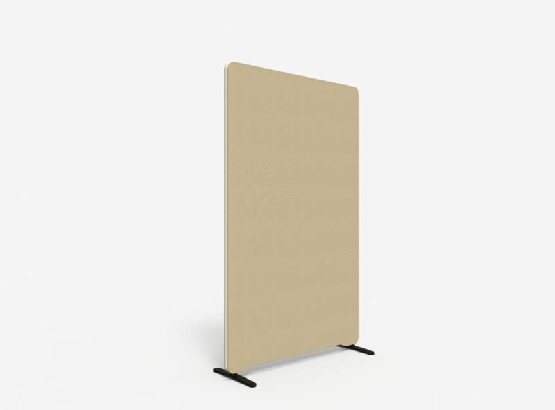 Lintex Edge Floor skærmvæg 100x165cm beige med hvid liste