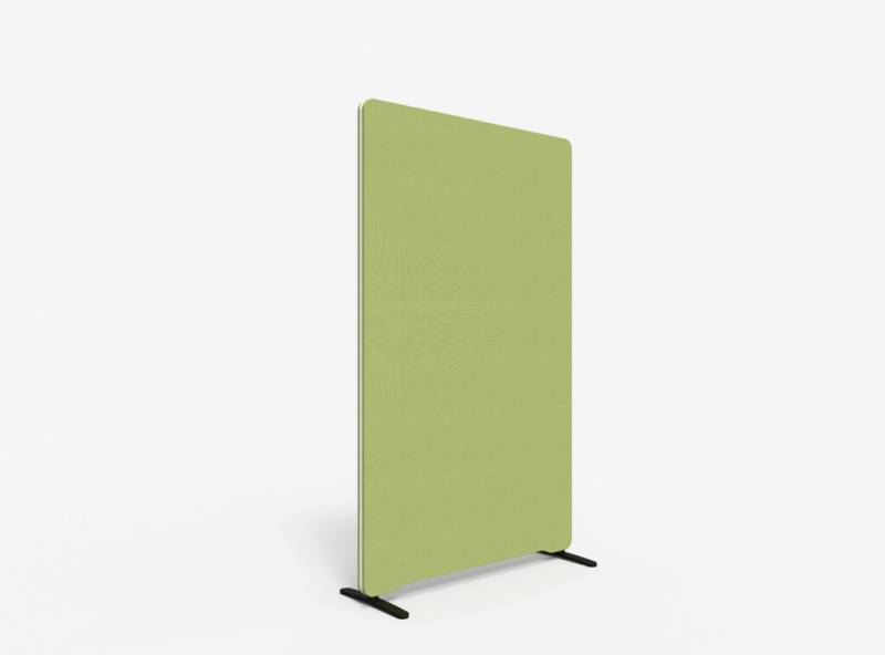 Lintex Edge Floor skærmvæg 100x165cm grøn med hvid liste