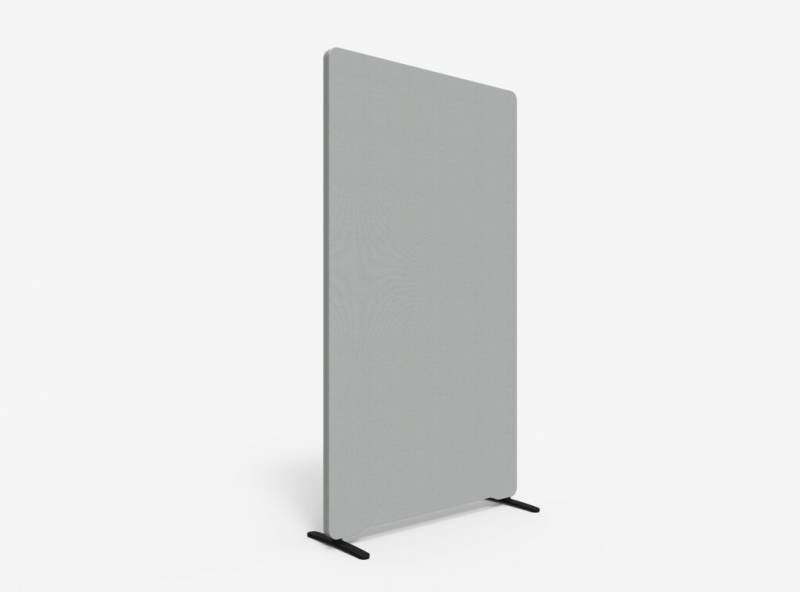 Lintex Edge Floor skærmvæg 100x180cm grå med grå liste