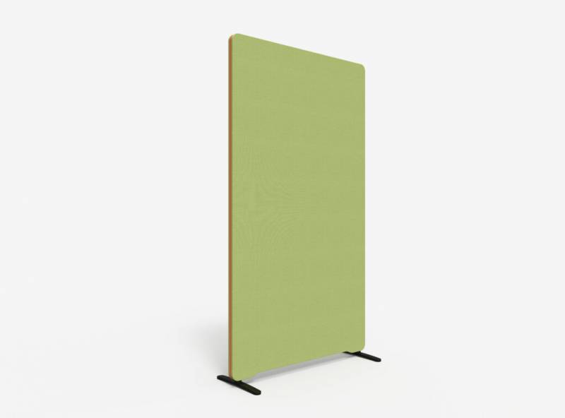 Lintex Edge Floor skærmvæg 100x180cm grøn med orange liste