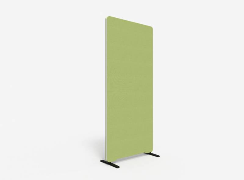 Lintex Edge Floor skærmvæg 80x180cm grøn med hvid liste