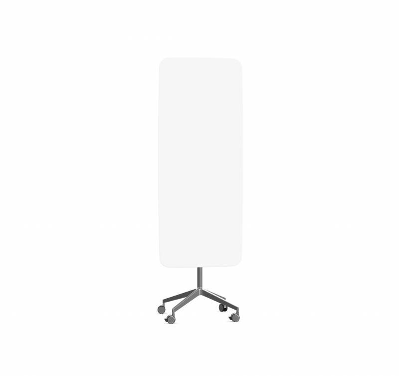Lintex Flow Silk Mobile glastavle 65x195cm Pure, hvid
