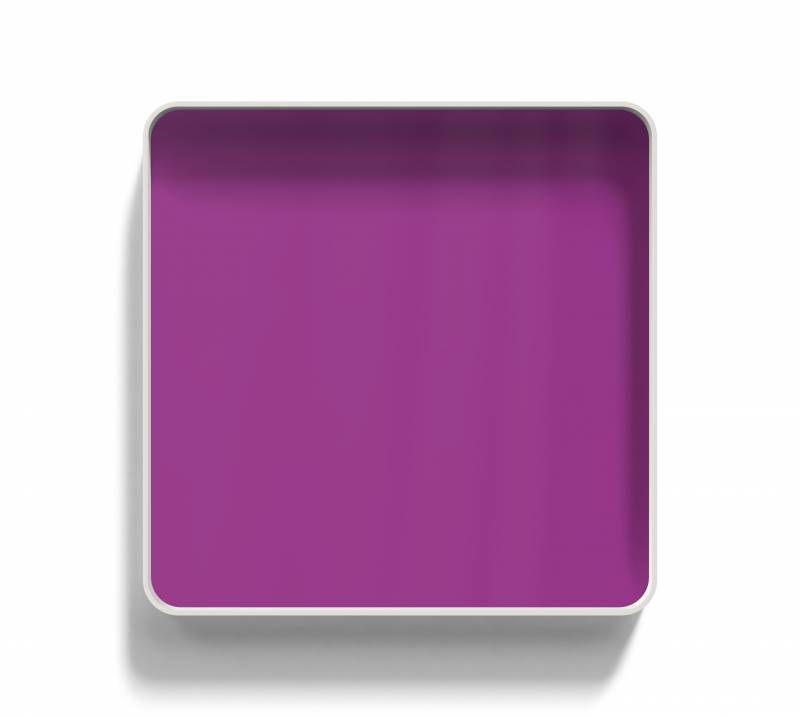 Lintex Frame glastavle med grå ramme 100x100cm Vivid, violet