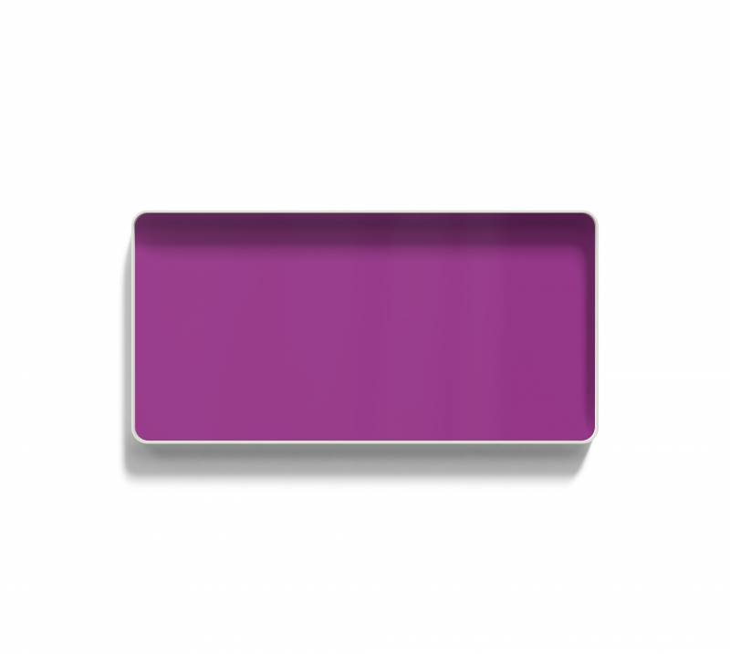 Lintex Frame glastavle med grå ramme 200x100cm Vivid, violet