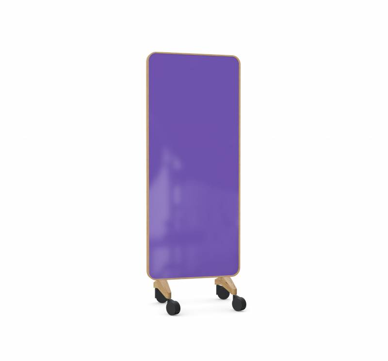 Lintex Frame Mobile glastavle 75x196cm med eg ramme Dreamy, lilla