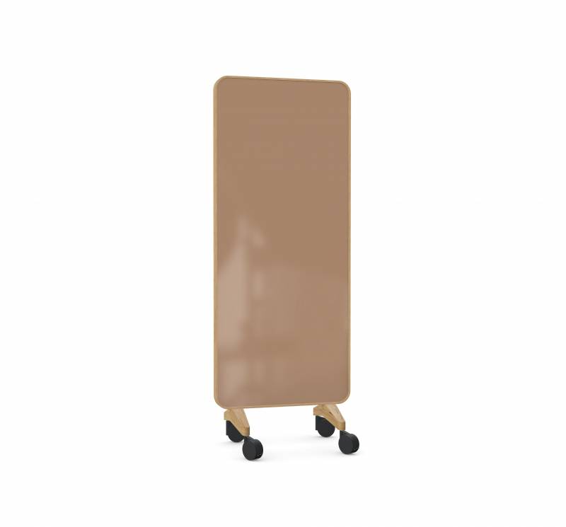 Lintex Frame Mobile glastavle 75x196cm med eg ramme Humble, mokka