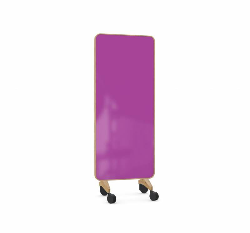 Lintex Frame Mobile glastavle 75x196cm med eg ramme Vivid, violet