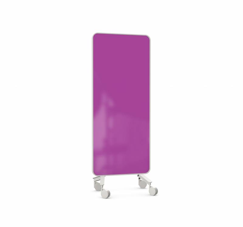 Lintex Frame Mobile glastavle 75x196cm med grå ramme Vivid, violet