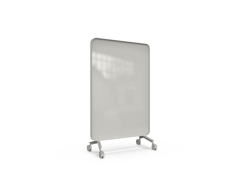 Lintex Frame Mobile glastavle 120x196cm med grå ramme Warm, grå