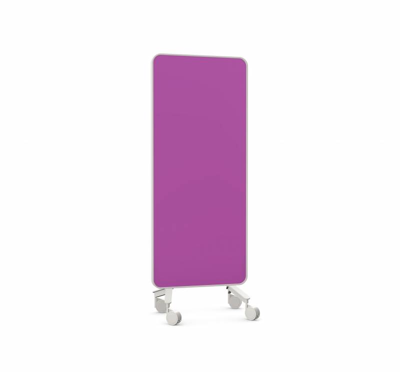 Lintex Frame Mobile Silk glastavle 75x196cm med grå ramme Vivid, violet