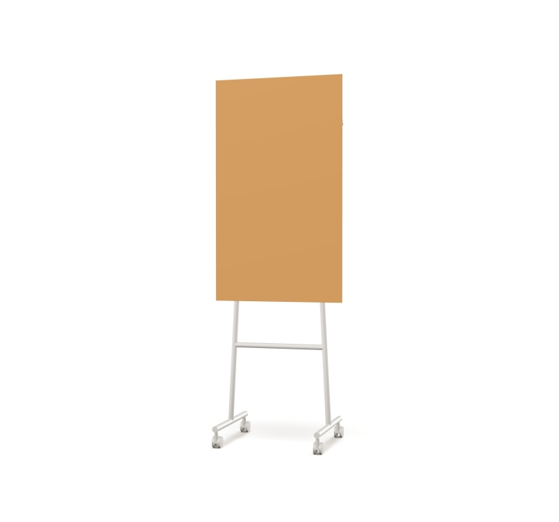 Lintex Mono Silk mobile glastavle 70x196cm med gr&aring;t stativ Sunny, bronze