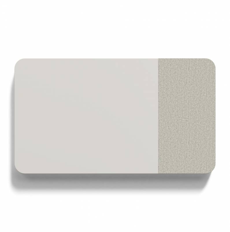 Lintex Mood Fabric Wall Silk glas-stof 175x100cm Soft, lys beige