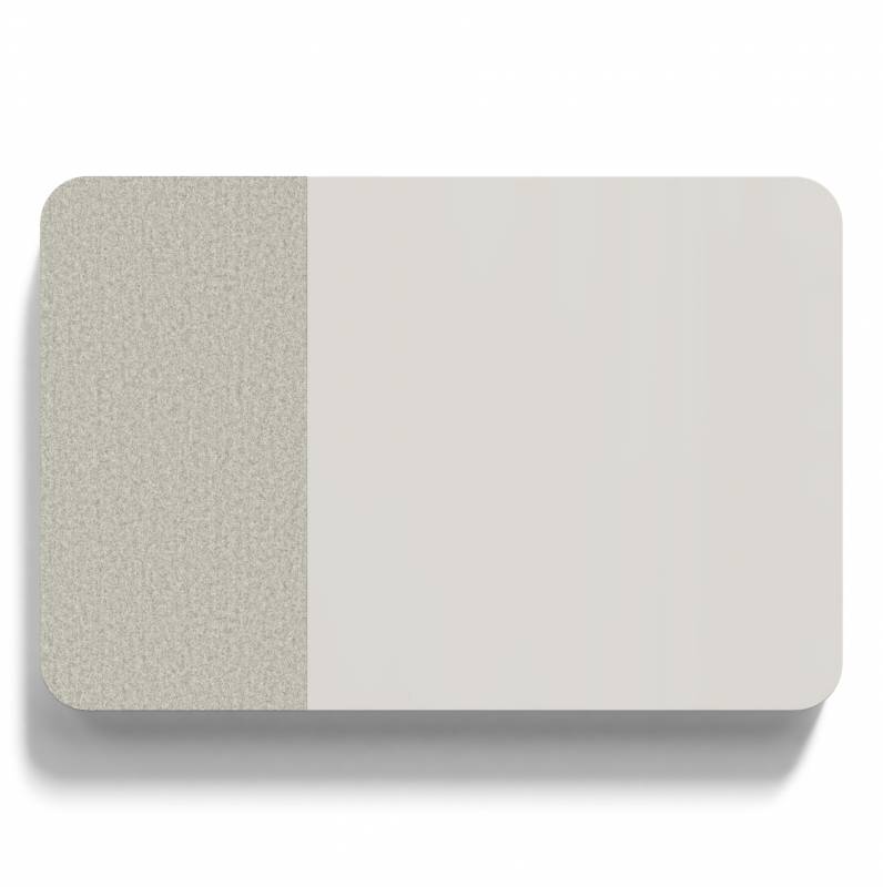 Lintex Mood Fabric Wall stof-glas 150x100cm Soft, lys beige
