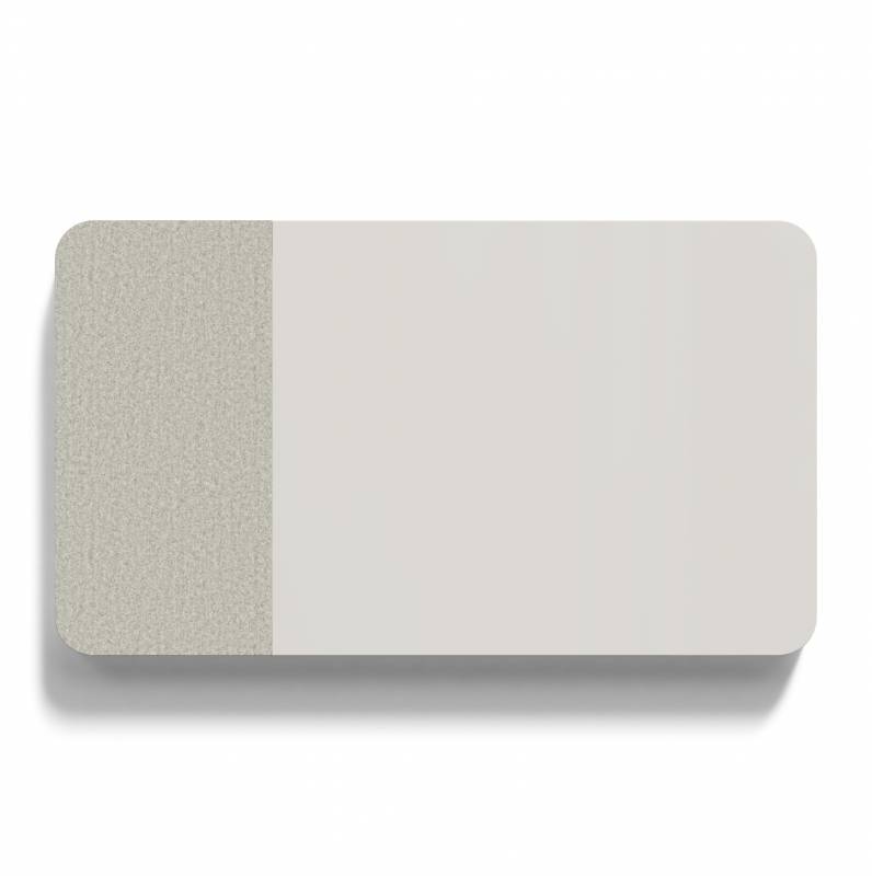 Lintex Mood Fabric Wall stof-glas 175x100cm Soft, lys beige