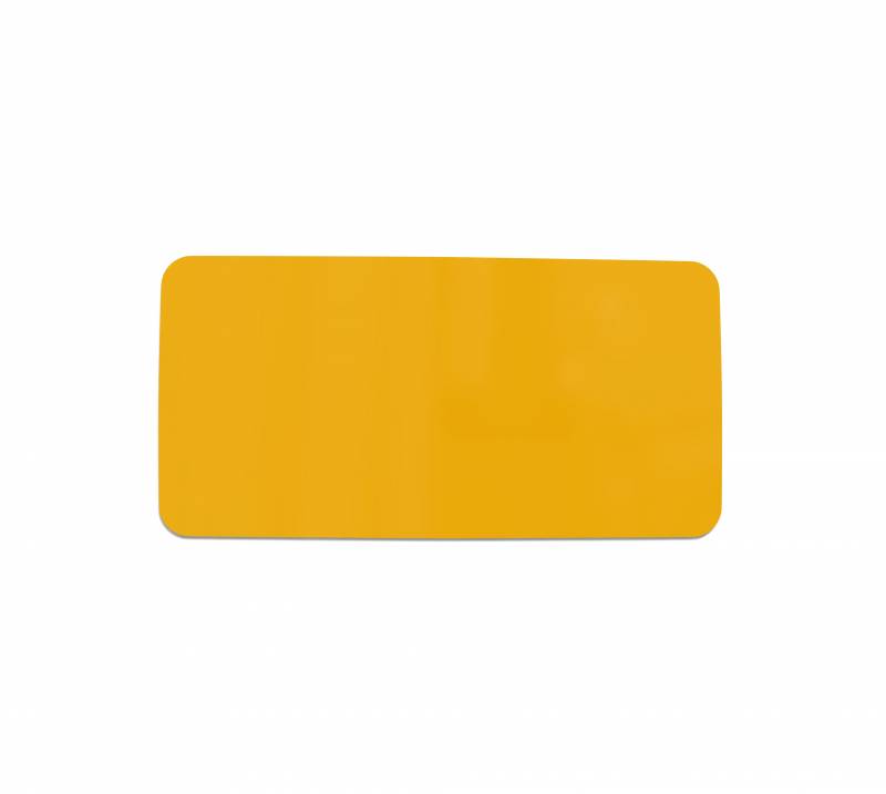 Lintex Mood Flow Wall glastavle 200x100cm Bright, gul