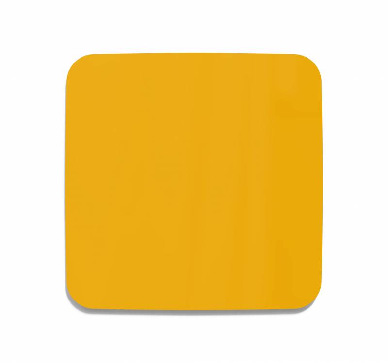 Lintex Mood Flow Wall glastavle 50x50cm Bright, gul