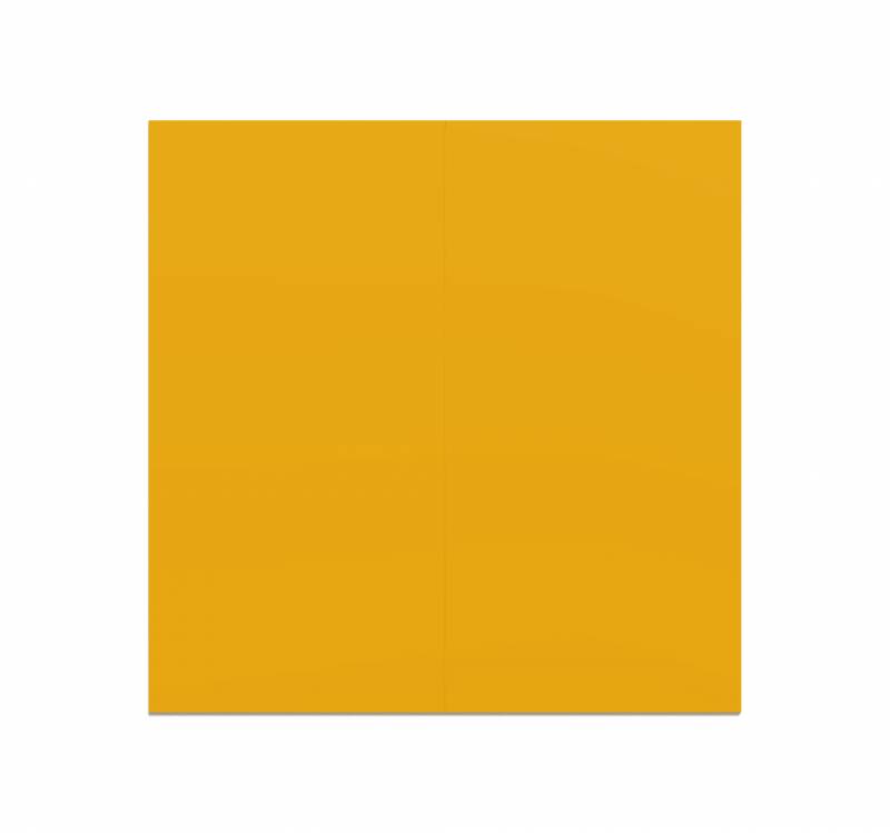 Lintex Silk Spaces glastavle 200x200cm Bright, gul