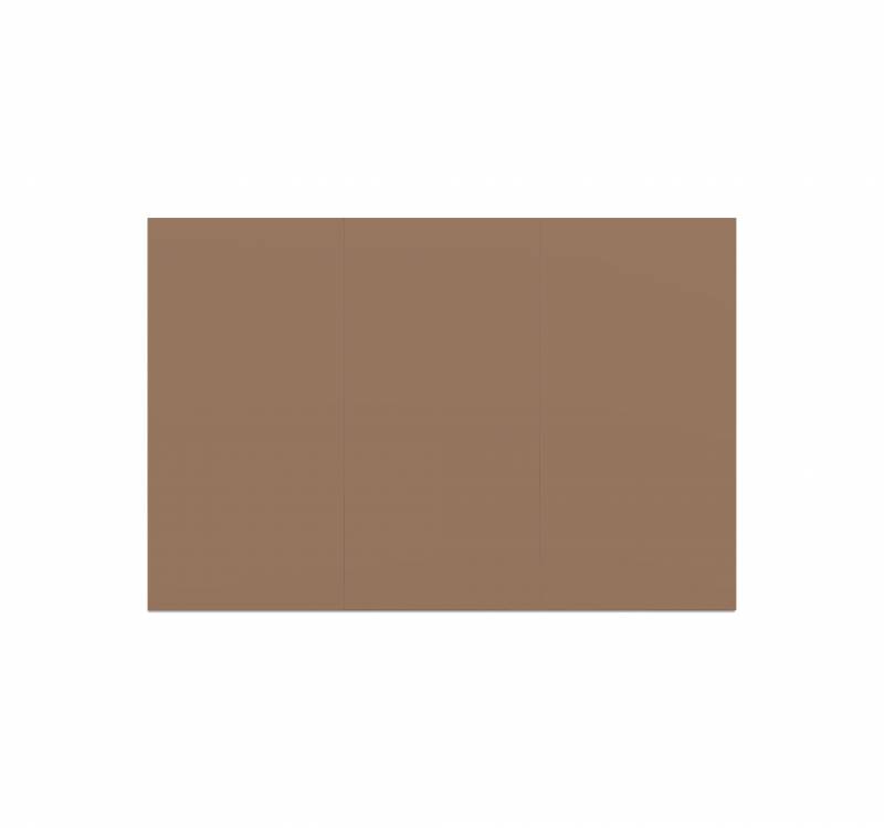 Lintex Silk Spaces glastavle 300x200cm Humble, mokka