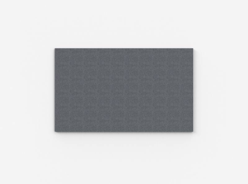 Lintex Textile opslagstavle 200x120cm Cara stof mørk grå