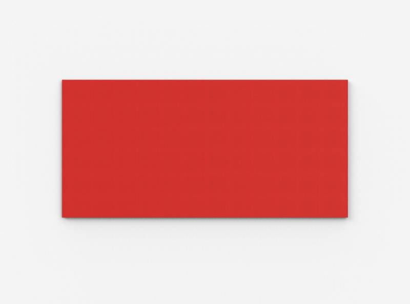 Lintex Textile opslagstavle 250x120cm Cara stof rød