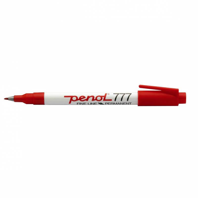 Penol marker 777 1,0mm rød 