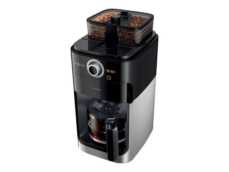 Philips Grind & Brew HD7769 Kaffemaskine Metal/sort