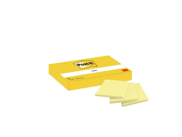 Post-it 3M blok 653 38x51mm gul