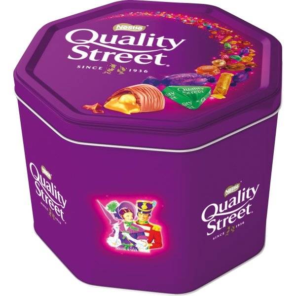 Quality Street chokolade 2,5kg metalbøtte