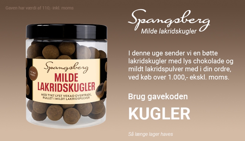 Spangsberg lakridskugler milde 450g