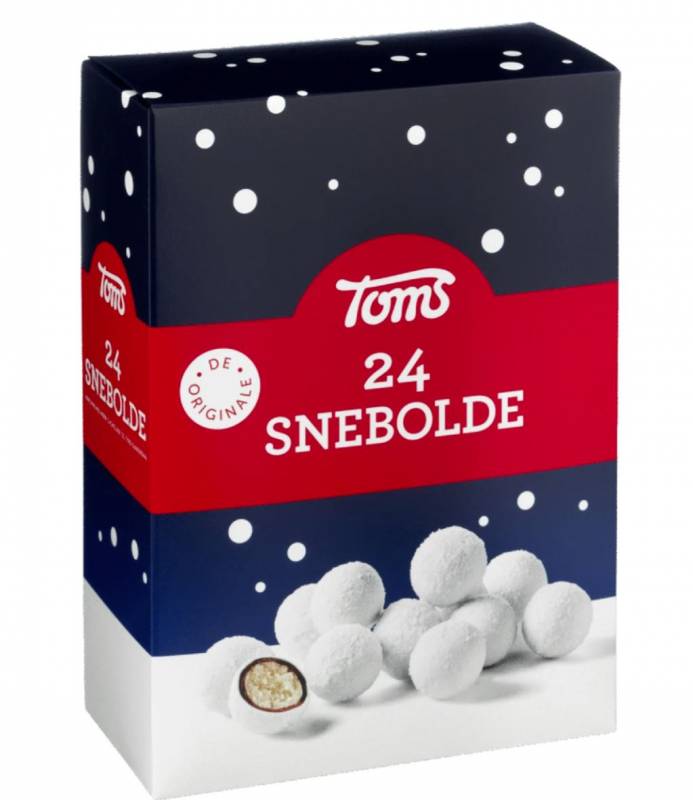 Toms snebolde, æske med 24 stk