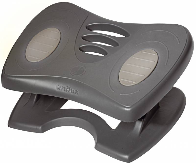 Unilux Nymphea fodstøtte ergonomisk sort | Outletsalg