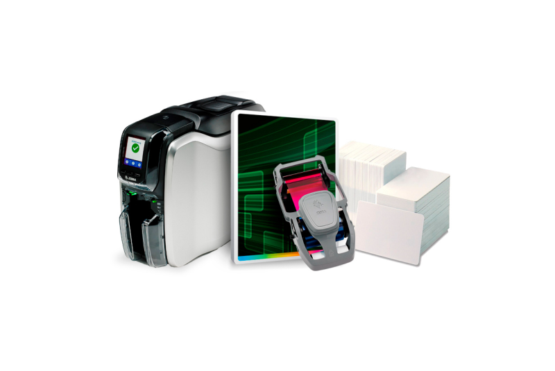 Zebra ZC300 enkeltside printer, Komplet startpakke