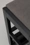 Baenk-med-skohylder-80x30cm-moerkegraa-stof-og-sort-eg-2