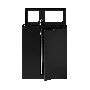 Bica-618-affaldsbeholder-1x65--1x95-liter-med-aabne-indkast-sort-4