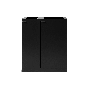 Bica-618-affaldsbeholder-1x65--1x95-liter-med-aabne-indkast-sort