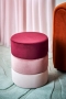 Bloomingville%20Bilbao%20Puf%20i%20polyester%20i%20rosa%20med%20afd%C3%A6mpede%20r%C3%B8de%20og%20beige%20nuancer2