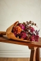 Bloomingville%20Waverly%20buket%20kunstige%20blomster%20orange%20r%C3%B8de%20nuancer