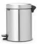 Brabantia-NewIcon-pedalspand-5-liter-mat-staal-1