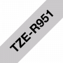 Brother-TZe-R951-satinbaand-24mm-sort-paa-soelv-2