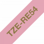 Brother-TZe-RE54-satinbaand-24mm-guld-paa-pink-2