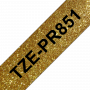 Brother-tape-TZe-PR851-24mm-sort-paa-guld-2