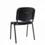 Comfort-Basic-kantinestol-med-sort-stof-og-sort-stel-2