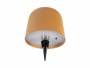 Leitmotiv-Bottle-lamp-Cone-Hat-LED-lampe-OE10cm-gul