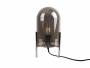 Leitmotiv-Glass-Bell-bordlampe-30x16cm-graa